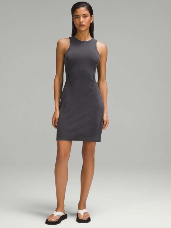 Dresses & Skirts - Lululemon Ribbed Softstreme Slim-Fit Tank Dress (Preloved)